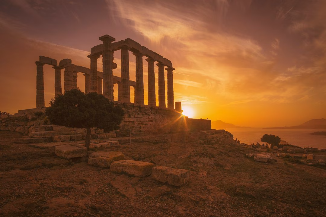 Ancient Greek coastal temple for The Odyssey box office news