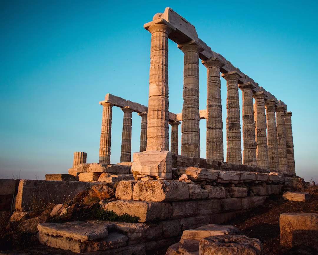 Temple of Poseidon used in The Odyssey editorial article